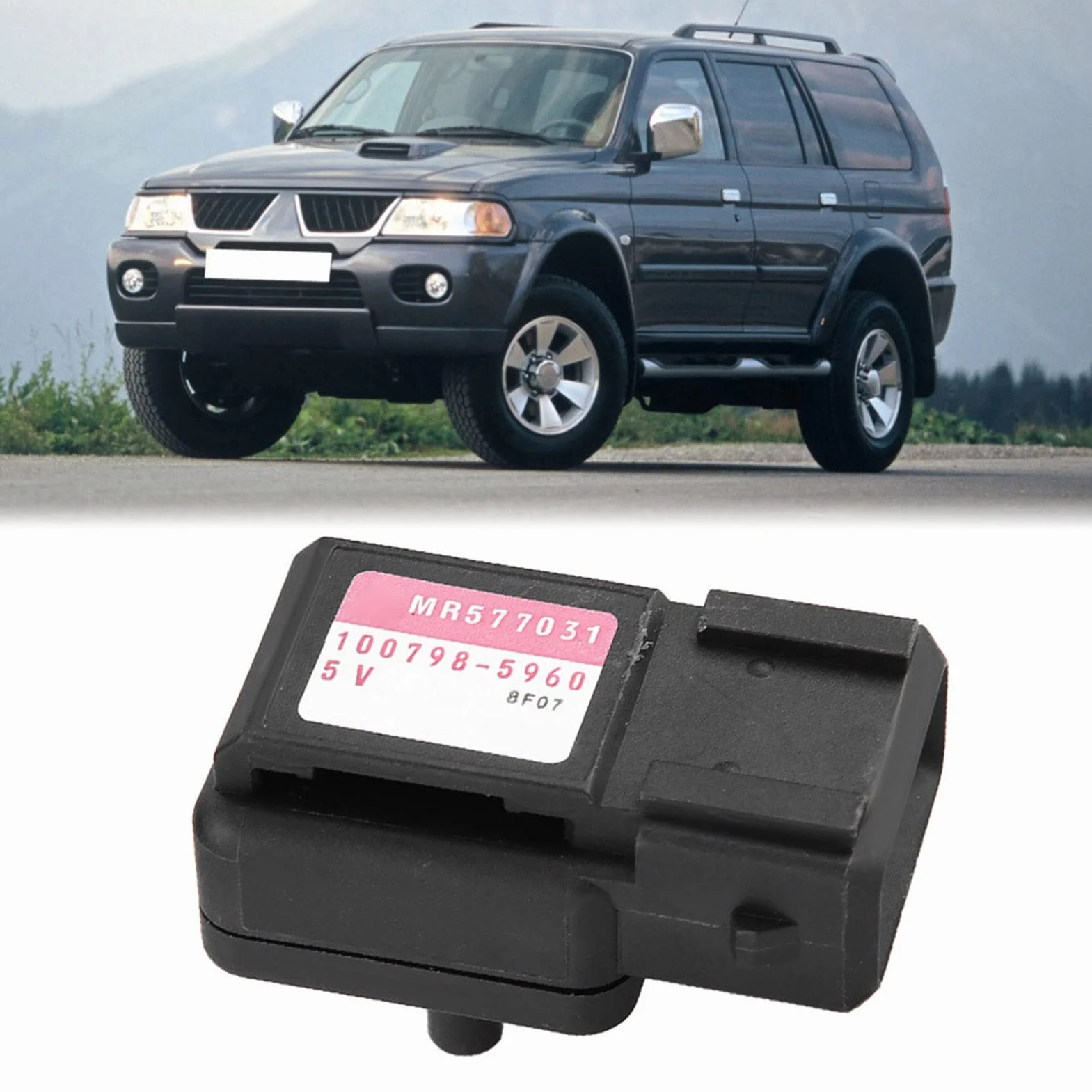 mr577031 + Sensore di pressione turbo | Sensore di pressione dell'aria nel collettore di aspirazione per L200 PAJERO II - OE MR577031