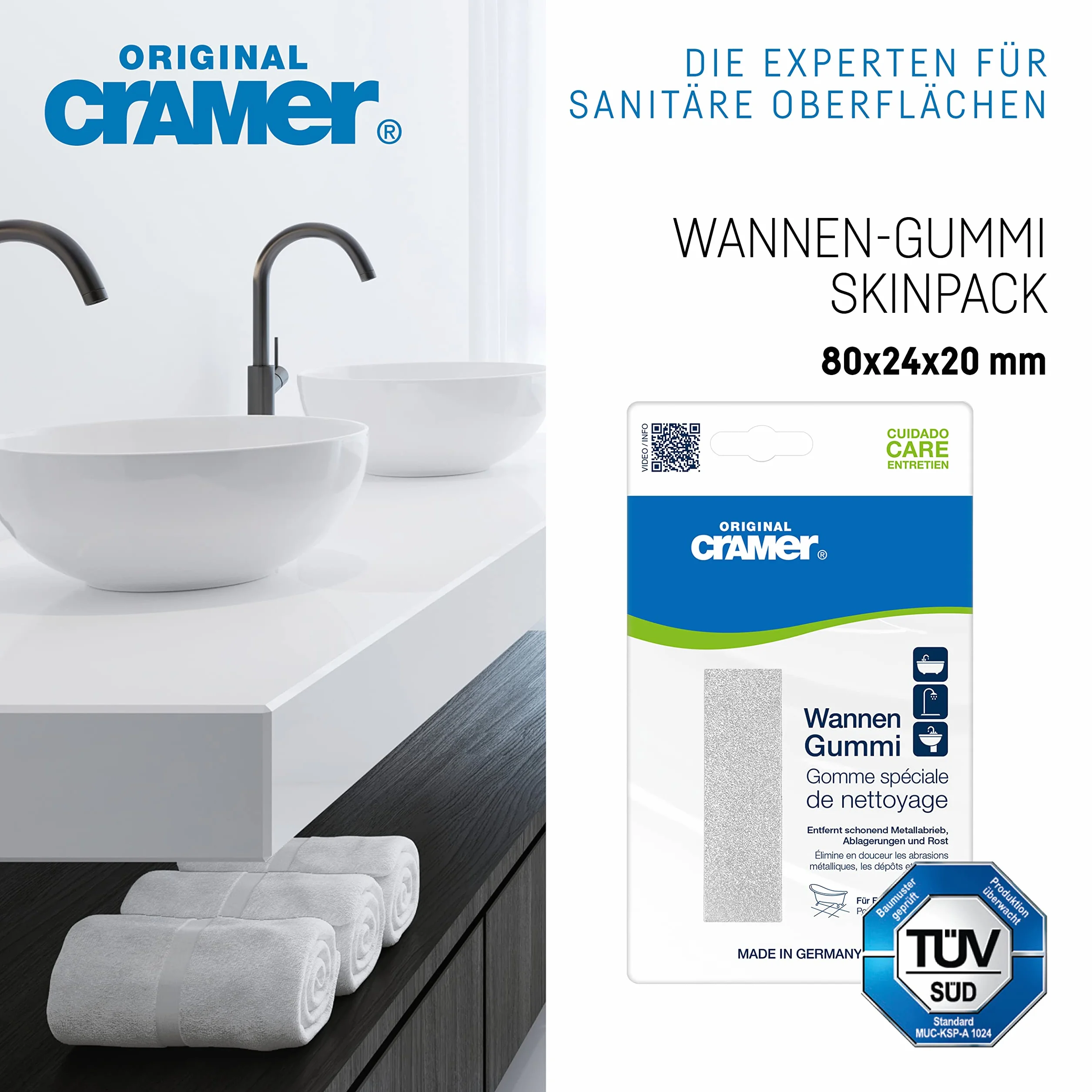 Cramer Gomma per pulizia vasca da bagno 30303