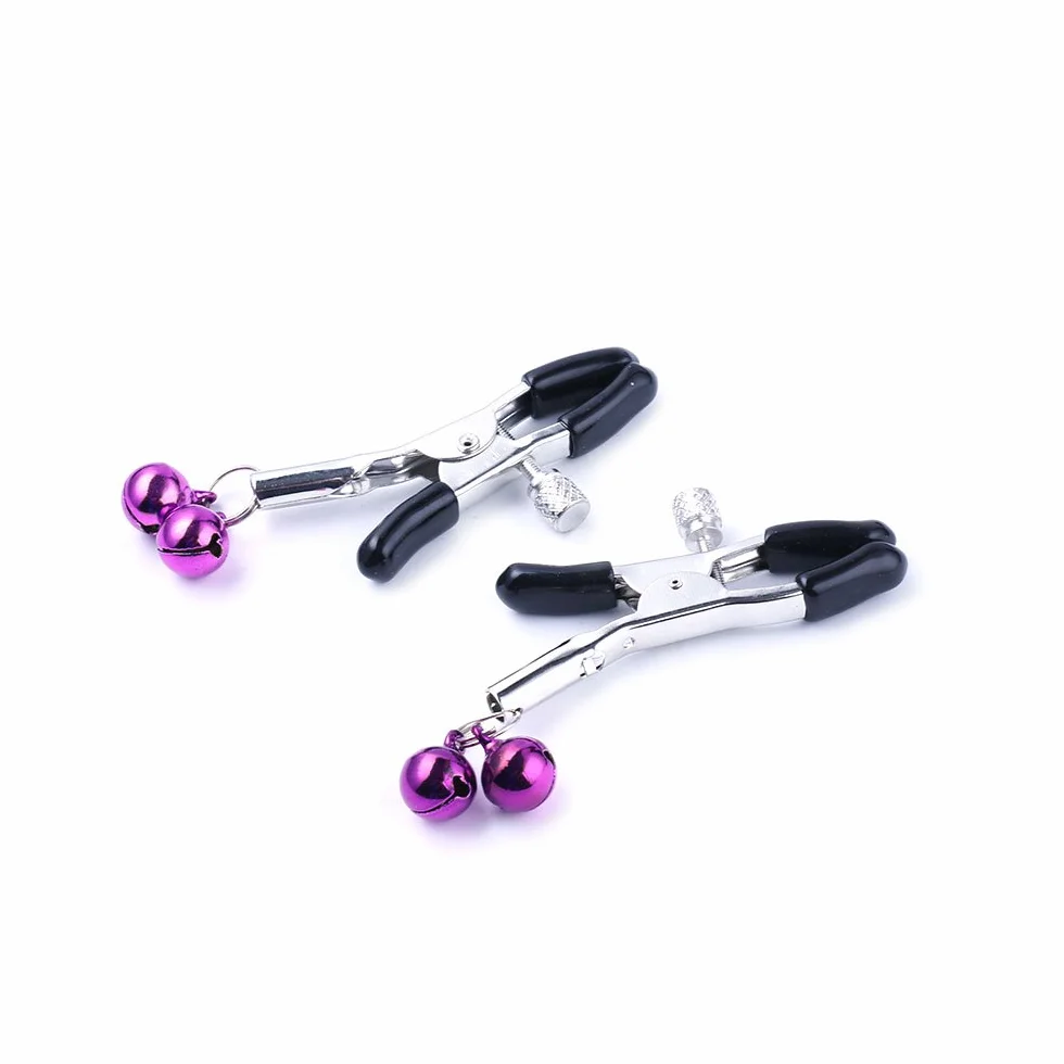 BONDAGERIE® Kit per coppie di 8 Accessori viola e nero, Manette Frustino collare corda sacco in raso