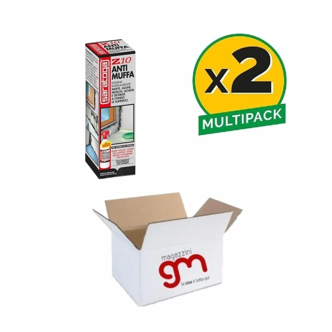 SARATOGA Spray Antimuffa Z10 1L Elimina Muffe Alghe Muschi Licheni