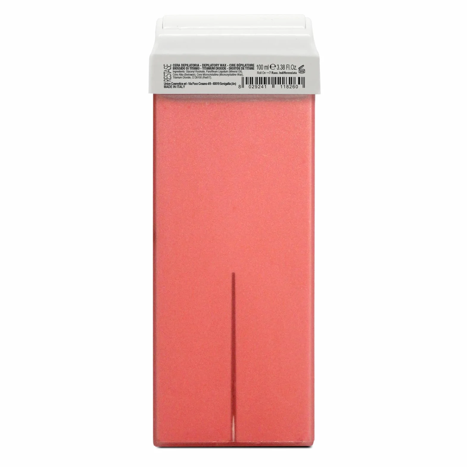 RESTASE Cera Depilatoria Liposolubile Roll On Biossido di Titanio 100 ml Made in Italy