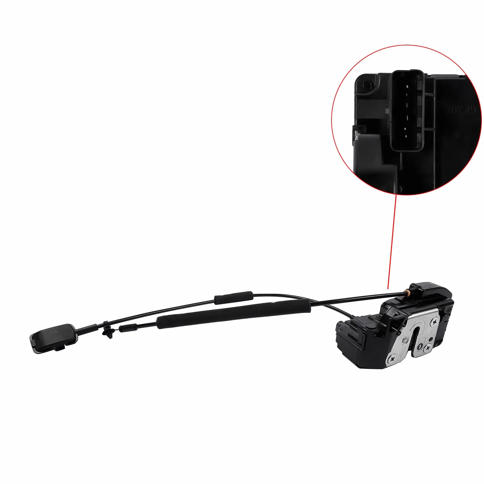 Attuatore serratura porta anteriore destra con 6 perni di ricambio per NV400 Master III Movano B 2.3 dCi 80502-00Q0K 80502-00Q1H 82502-00Q0D 4419257 4421454 93197290 805020009R