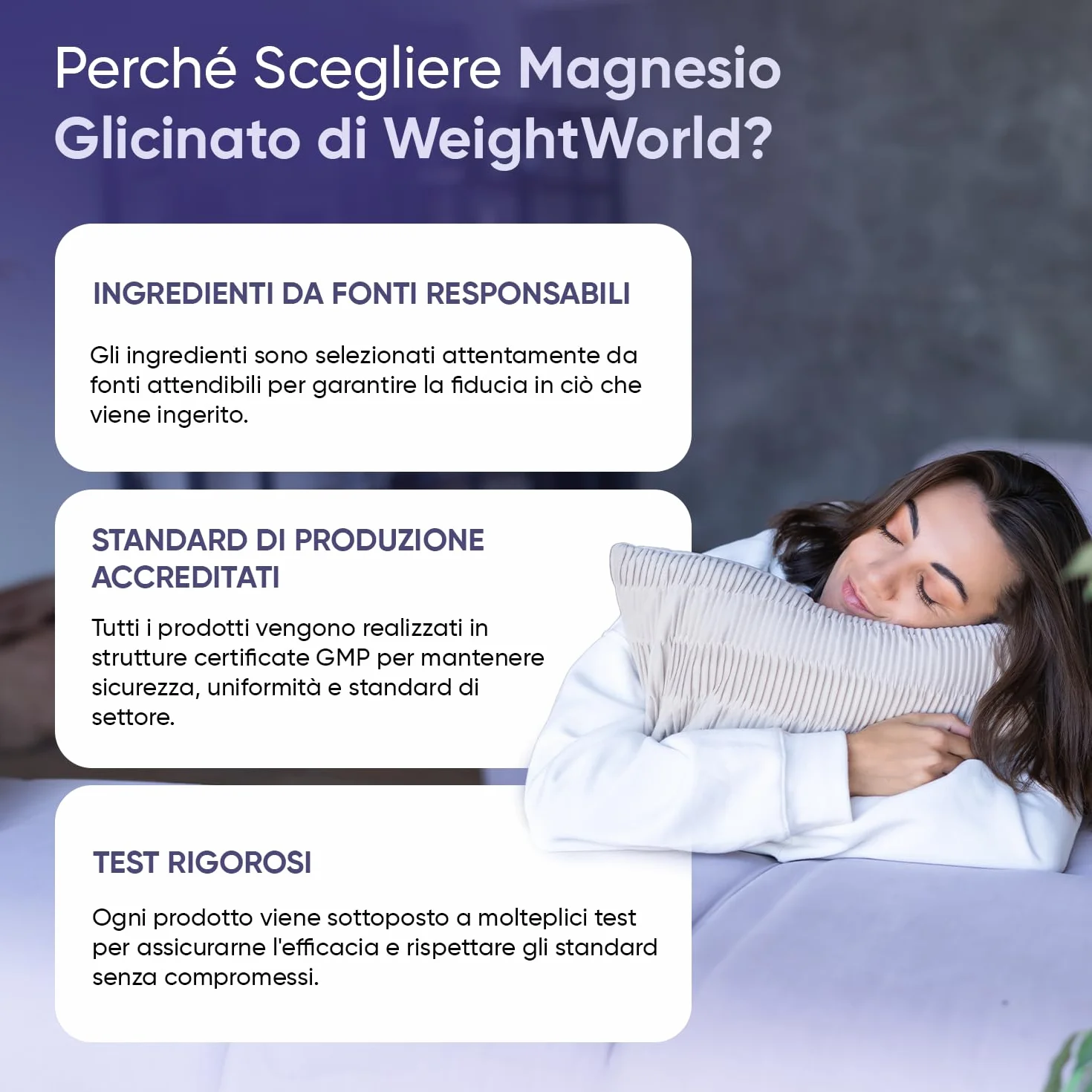 Magnesio Bisglicinato 1422mg con Vitamina B6, 180 Capsule - Magnesio Glicinato Vegano, Senza Additivi
