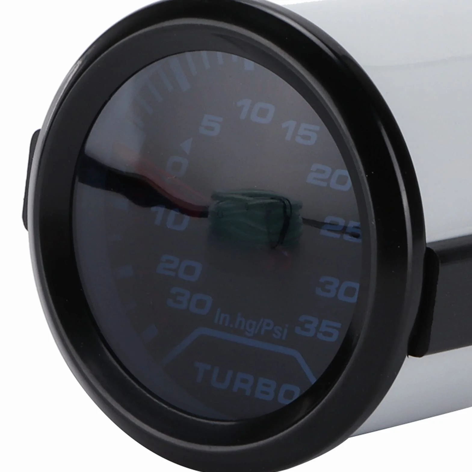 Kit Manometro Turbo Boost, Manometro Turbo Boost 12V 52mm/2in 35PSI Display Digitale Modifica LED Blu Rosso Universale