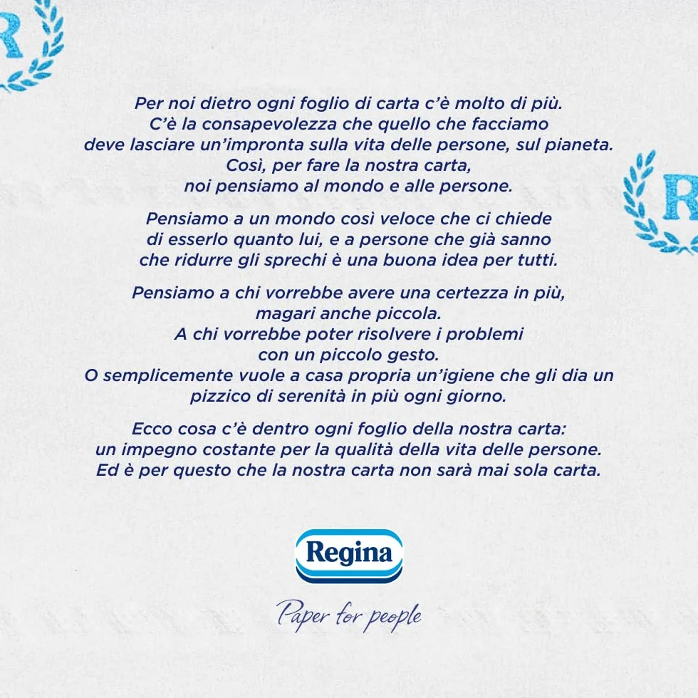 Regina Rotoloni 4 Maxi Rotoli Carta Igienica 500 Fogli 2 Veli FSC