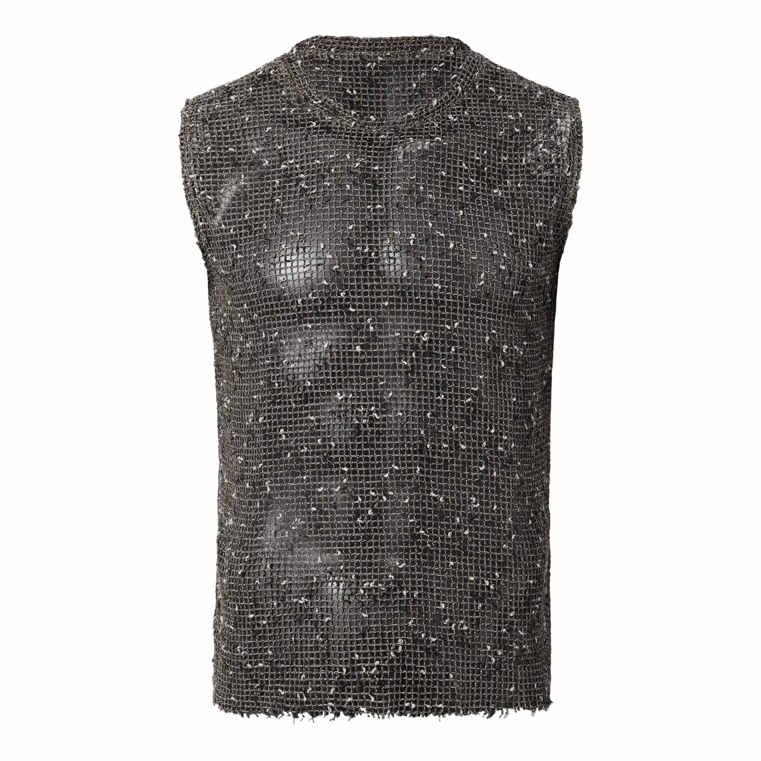 Camicia a rete da uomo con glitter, trasparente, maniche corte, asciugatura rapida, traspirante