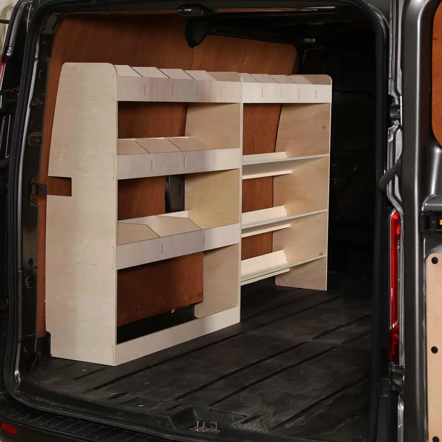 VANIFY Scaffali per Furgone Ford Transit Custom L1 2012+ Caja de herramientas Estantería trasera