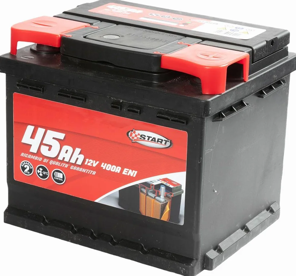 Batteria Auto 45AH 12V 400A polo positivo destro Cassetta L1