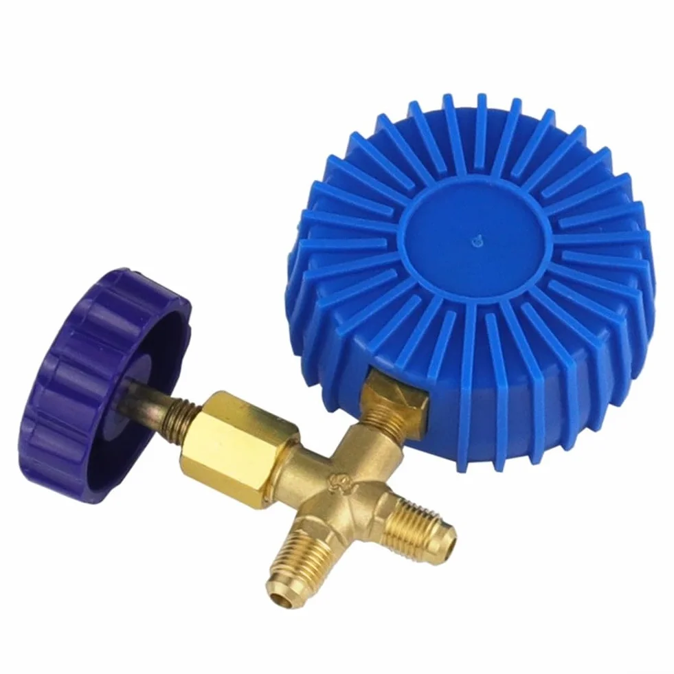 Valvola a manometro singolo bassa pressione R134a R410a compatibile strumenti ricarica aria condizionata