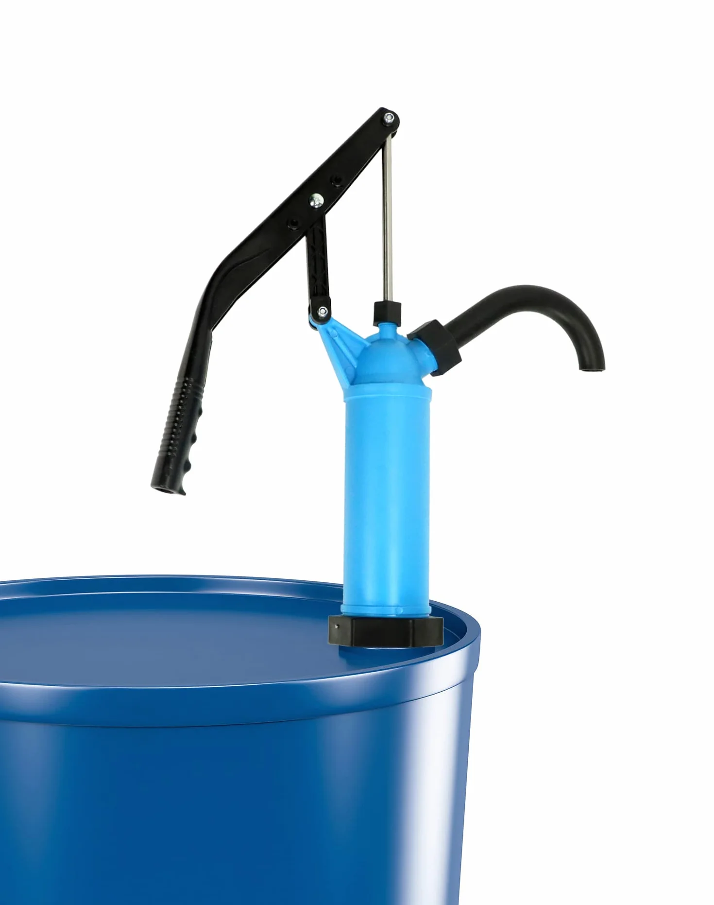 QWORK Pompa a Mano per Olio con Leva e Tubo Retrattile 28,5-89 cm