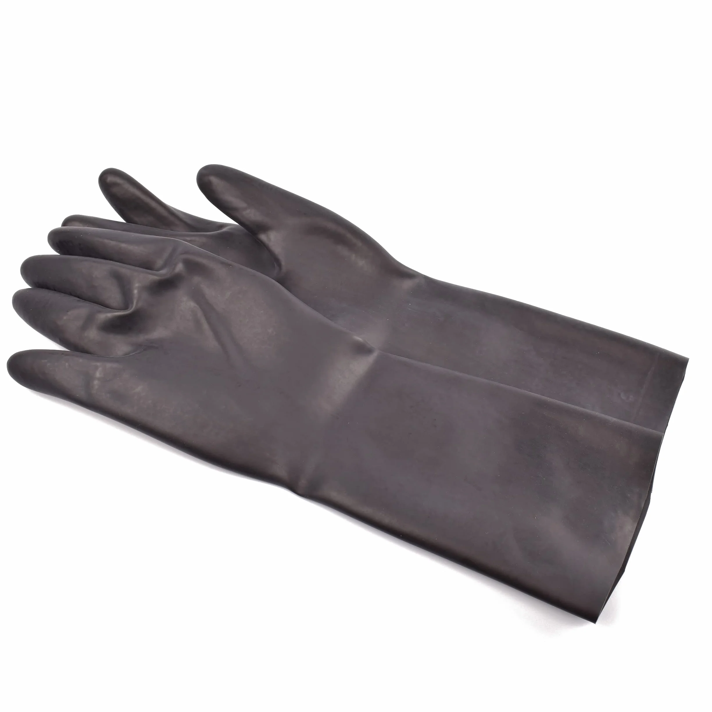 Rubberfashion Guanti in lattice corti fino al polso per donne e uomini