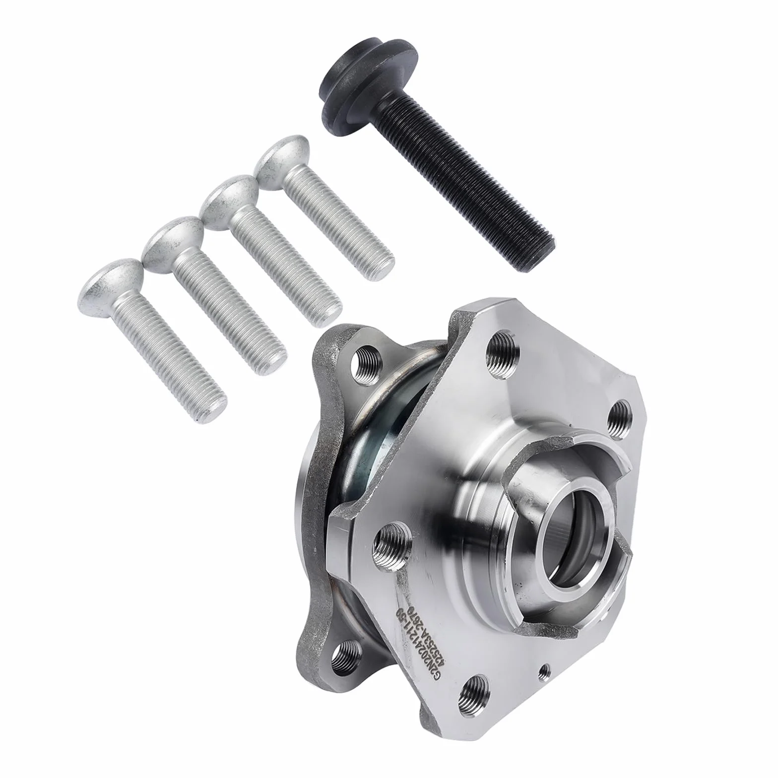 Mozzo ruota + set di cuscinetti ruota compatibile con A4 A5 A6 A7 A8 Q5 Q7 RS5 S4 S5 S6 S7 S8 2016-2022 4M0498625A 4M0498625B