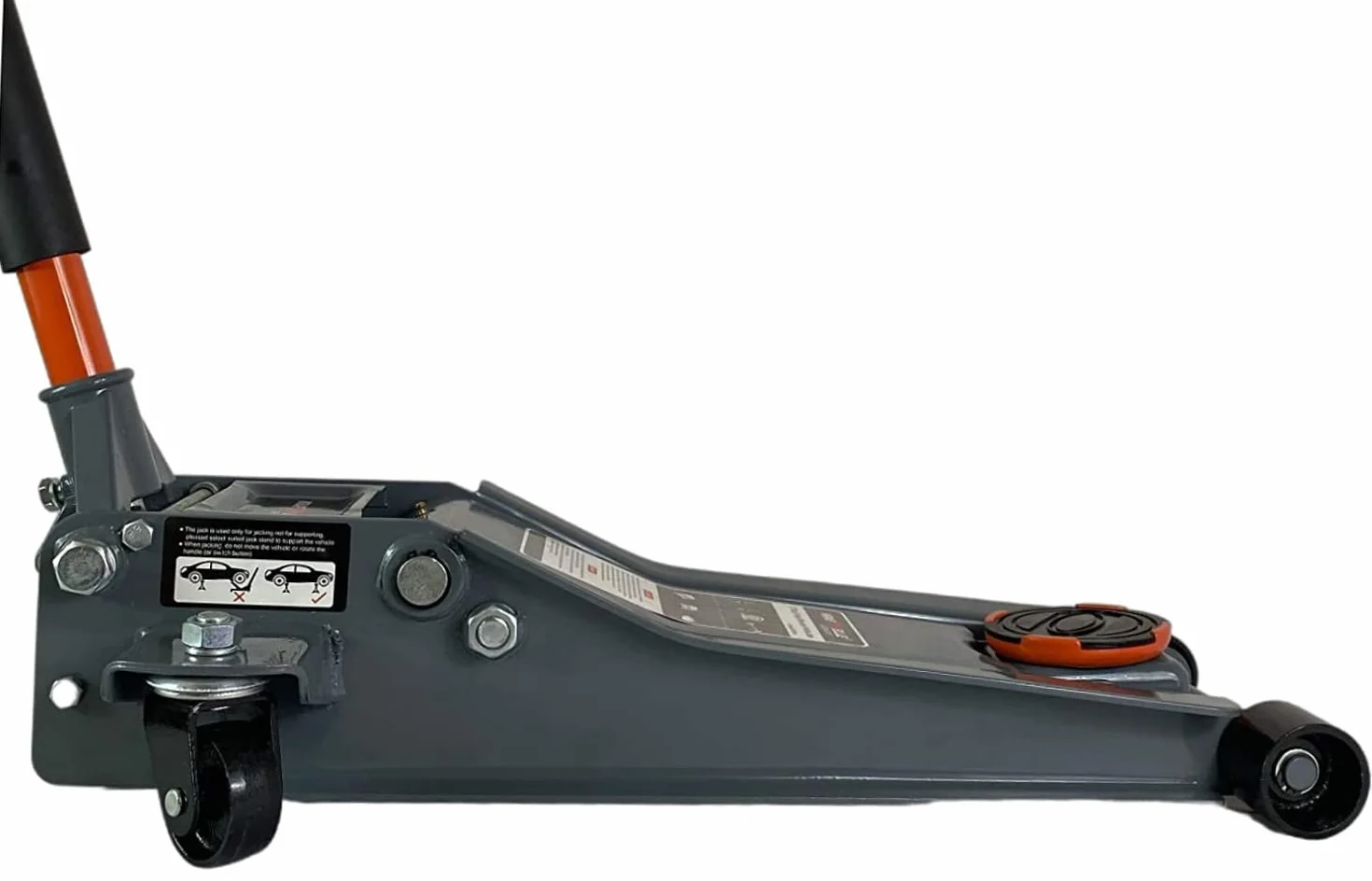 Cric Crick Sollevatore Martinetto Idraulico Professionale 4 T 4000 Kg Doppio Pistone Ruote Bidirezionali Auto