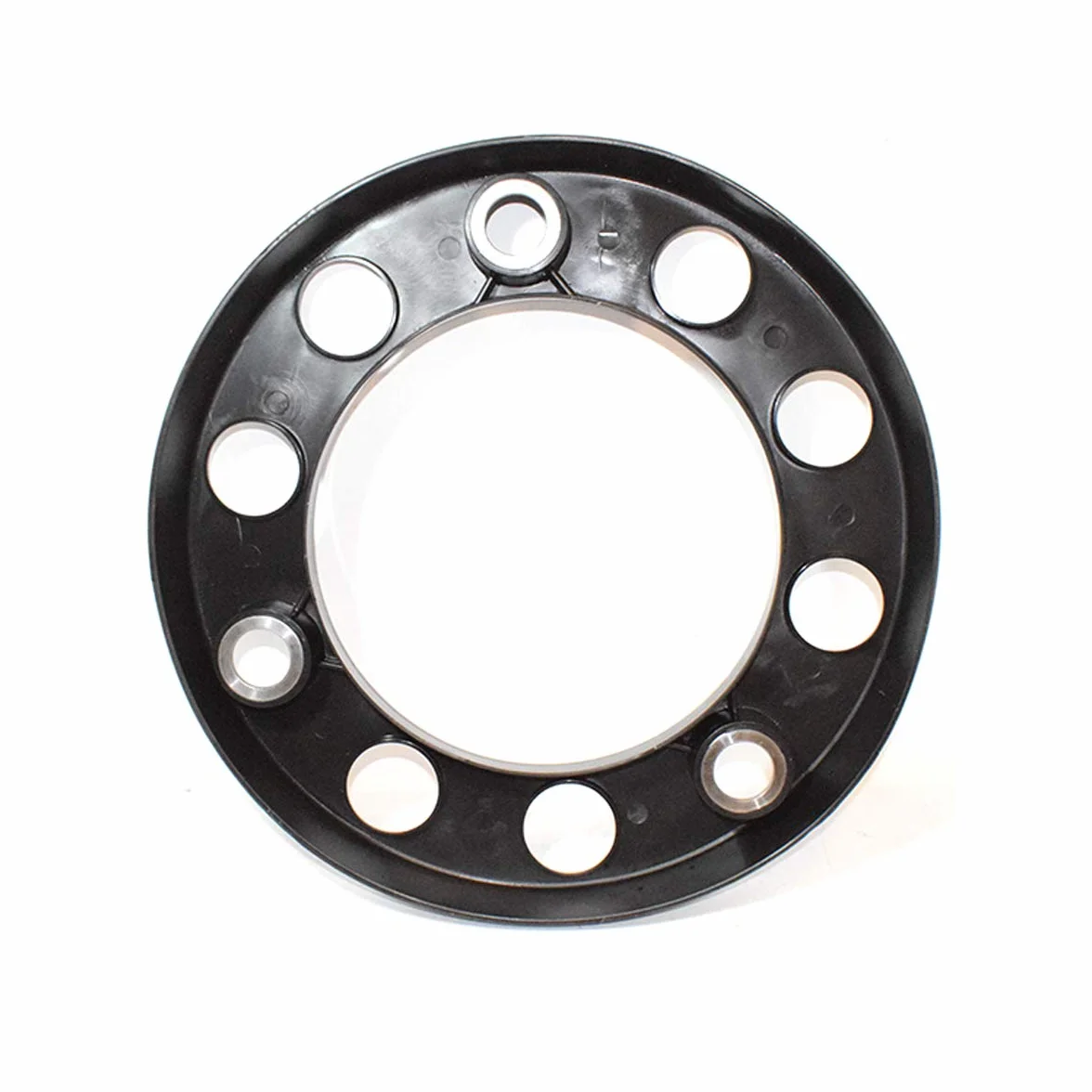 2X Coperture per bulloni delle ruote per camion Copricerchi universali Radzierblenden per rimorchi lucidate a specchio in 22,5 pollici (57,15 cm) in plastica nero