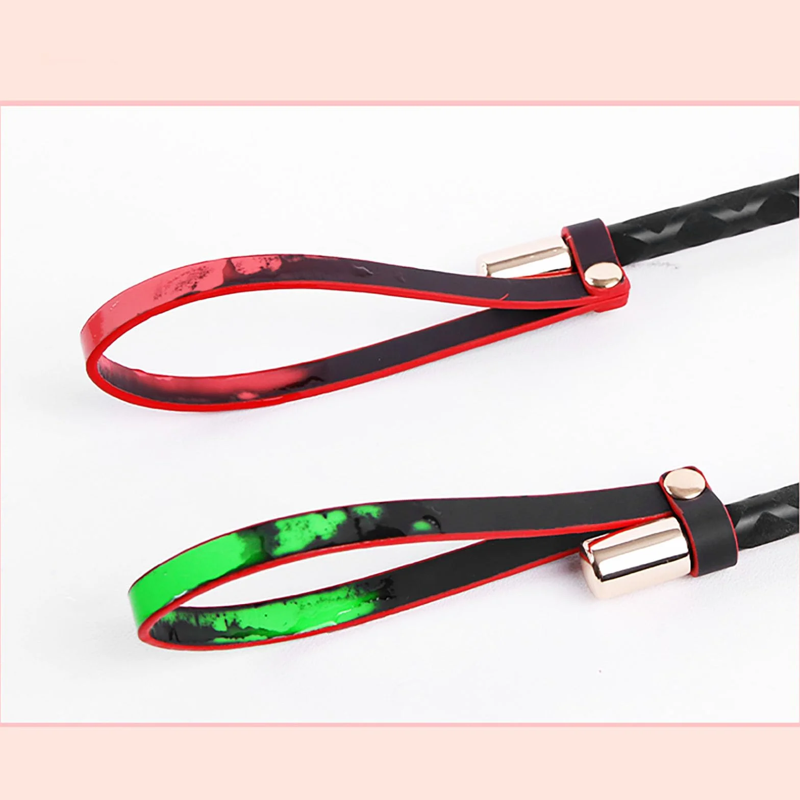 Frusta Del Sesso SM Fruste PU Flogger Bondage Accessori Giocattoli Per Adulti (Green)