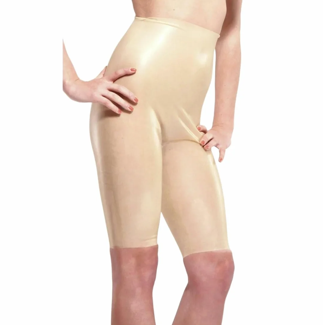 Naturale Lattice Gomma Trasparente Pantaloncini Lunghi Donna Sport Fitness