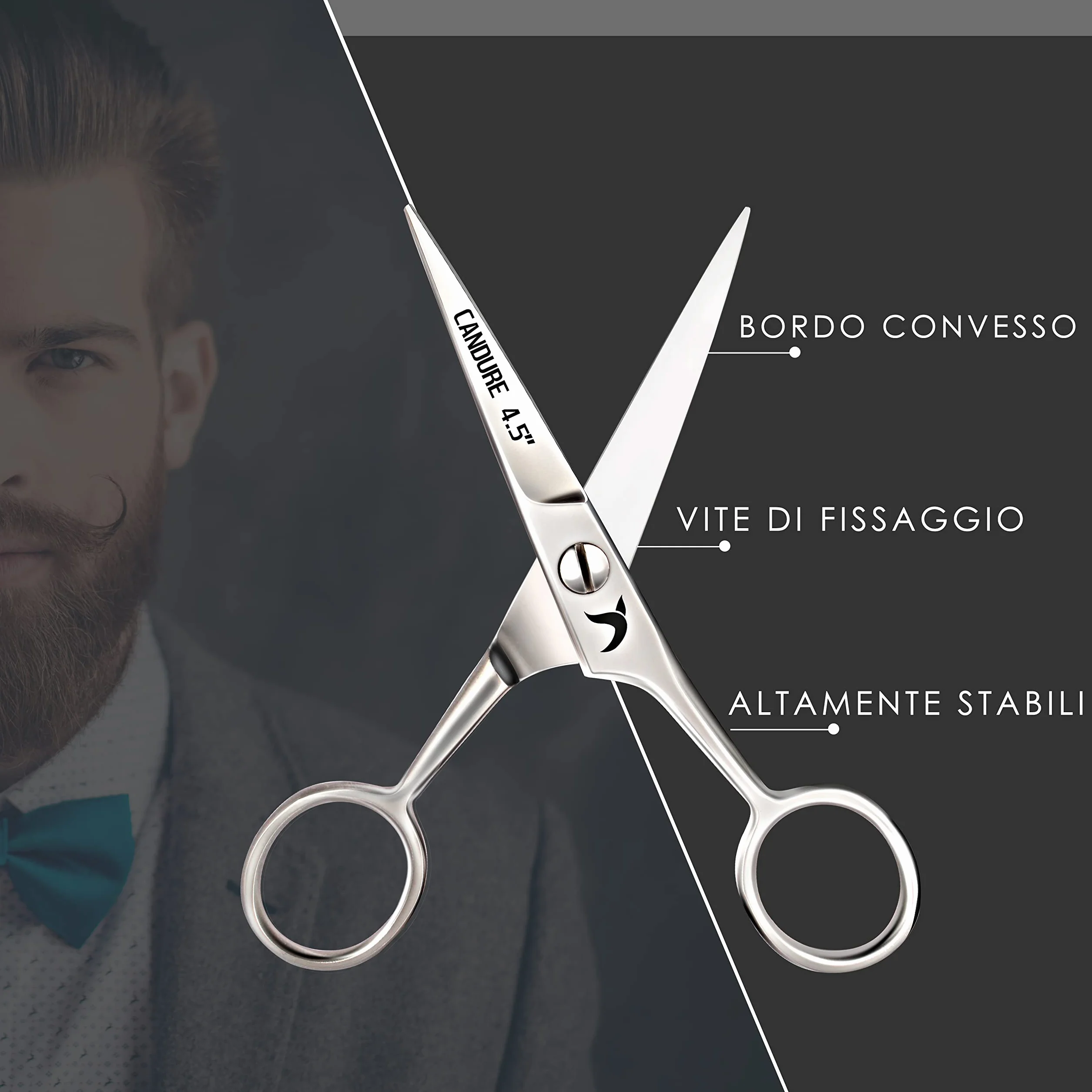 Forbici Baffi Barba Naso e Orecchie Depilazione Capelli per Neonati