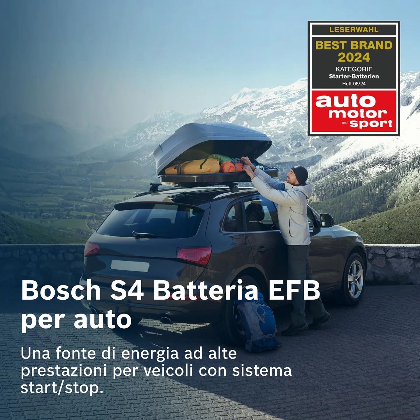 BOSCH Batteria 70 Ah 760 A/EN 0 092 S4E 081 278mm 175mm 190mm