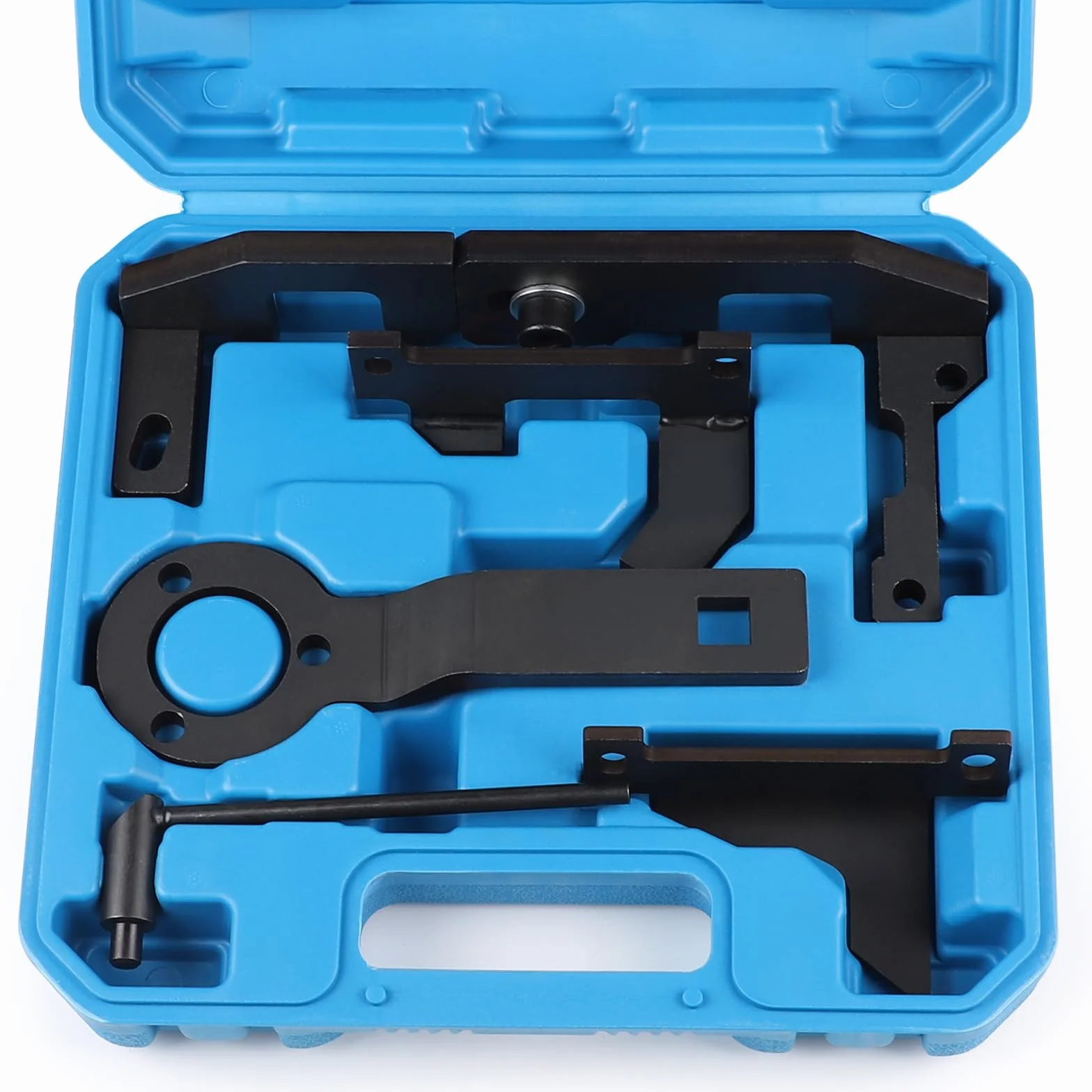 lalago 5 Pz Strumento di Bloccaggio per Allineamento Albero a Camme Motore, Attrezzo per Cinghia di Distribuzione Benzina Compatibile con Peugeot Opel PSA Citroen Toyota 1.0/1.2 VTi 108 208 308 2008