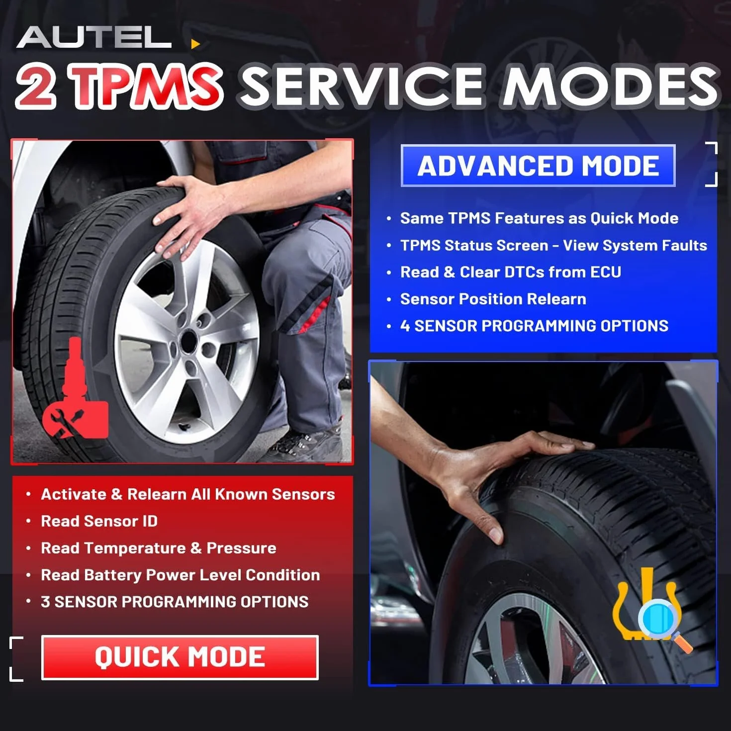 Autel MaxiTPMS TS508WF: 2026 Aggiorna Wi-Fi per TS508 TS501 PRO TS408S, Strumento Programmazione TPMS, Attivazione Tutti Sensori, Program Sensore MX, Ripristino TPMS, Lettura/Cancellazi Codice TPMS