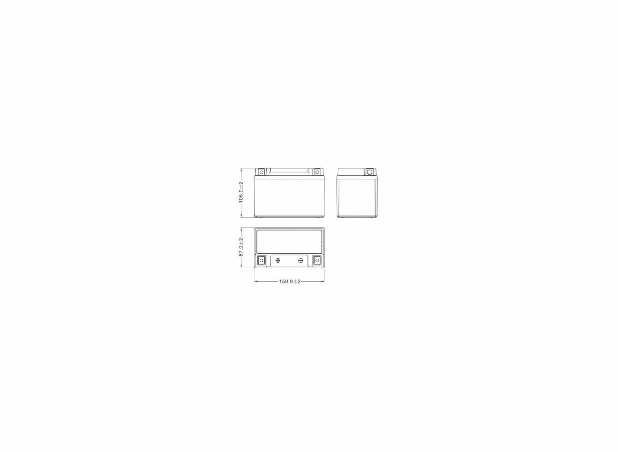 FULBAT FTX9-BS YTX9-BS Batteria moto Gel 12V 8,4Ah 135A
