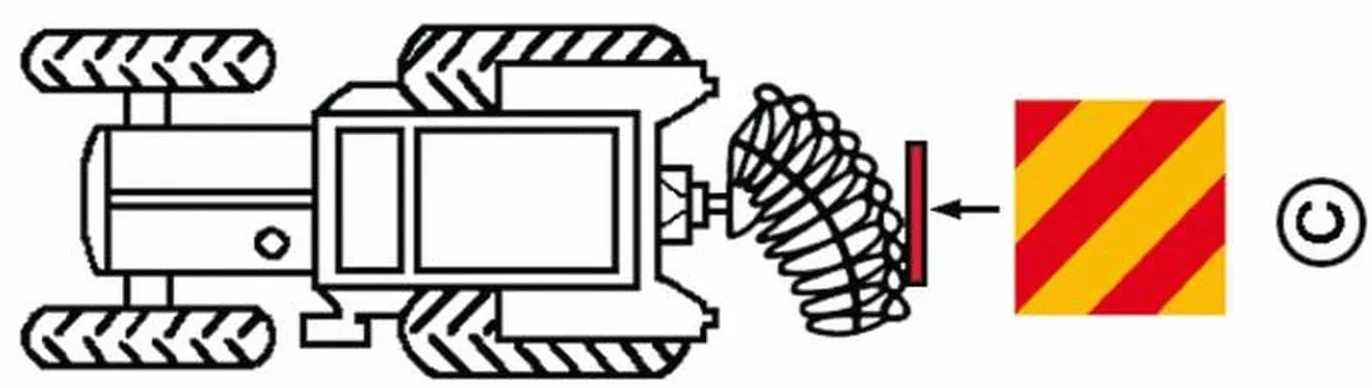 AMA Pannello Segnalazione 423x423 mm Alluminio Retroriflettente