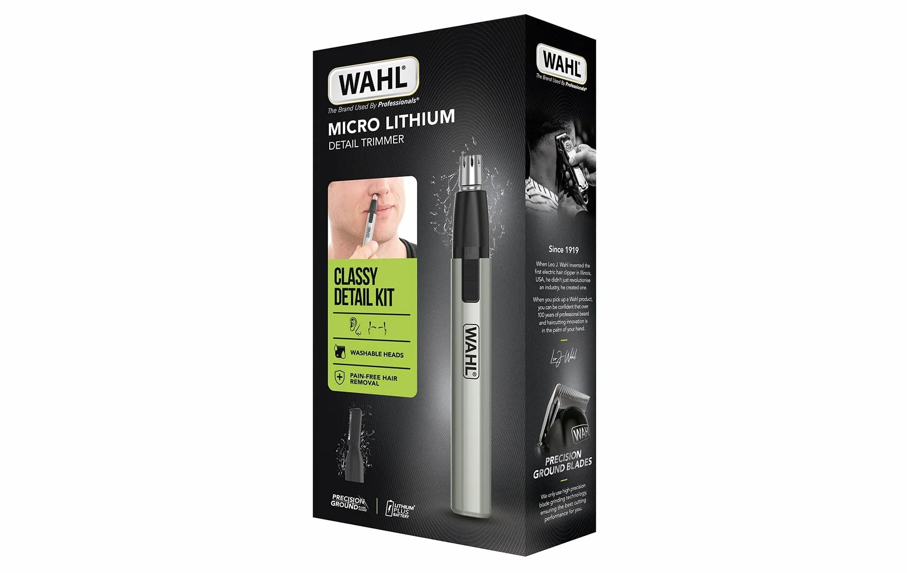 Wahl 5640-1016 Regolabarba Nero Alluminio