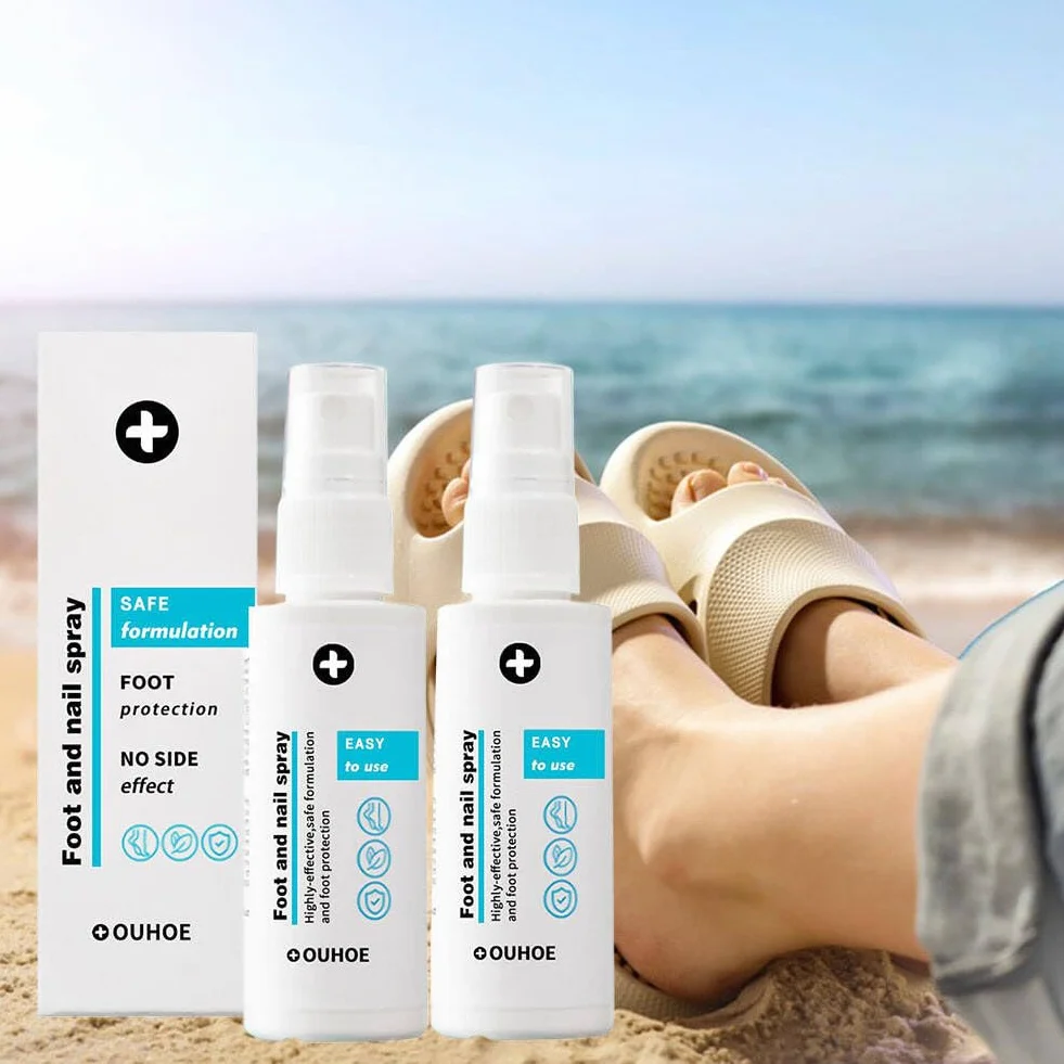 Spray Per Piedi E Unghie 2 Pcs Trattamento Del Piede Cura Dei Piedi 30ml