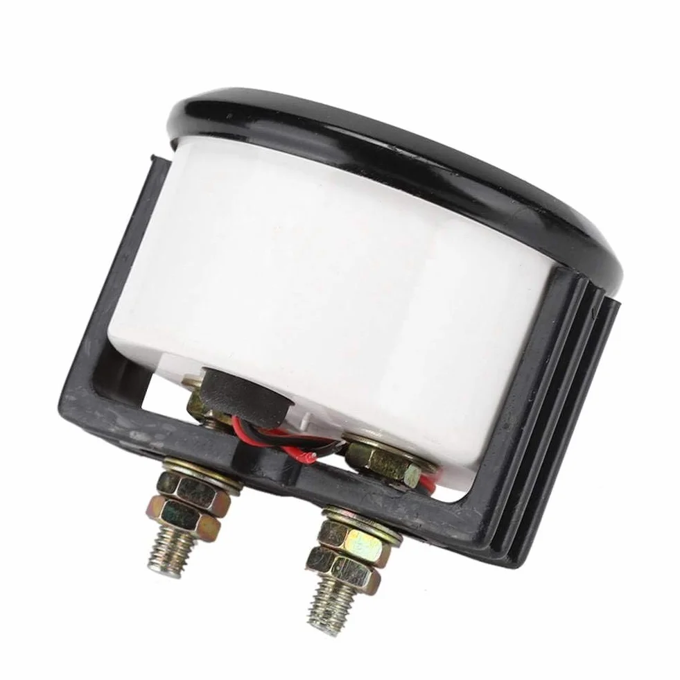Amperometro per auto, 2 pollici 52mm Amperometro Voltmetro 60-0-60A AMP Voltmetro per Modificaton ABS 12V