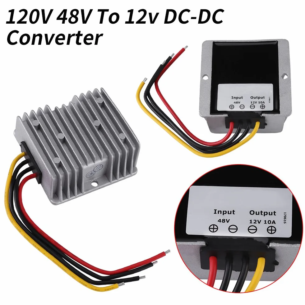 Convertitore DC-DC 48V a 12V Step-Down 10A 120W Alimentazione