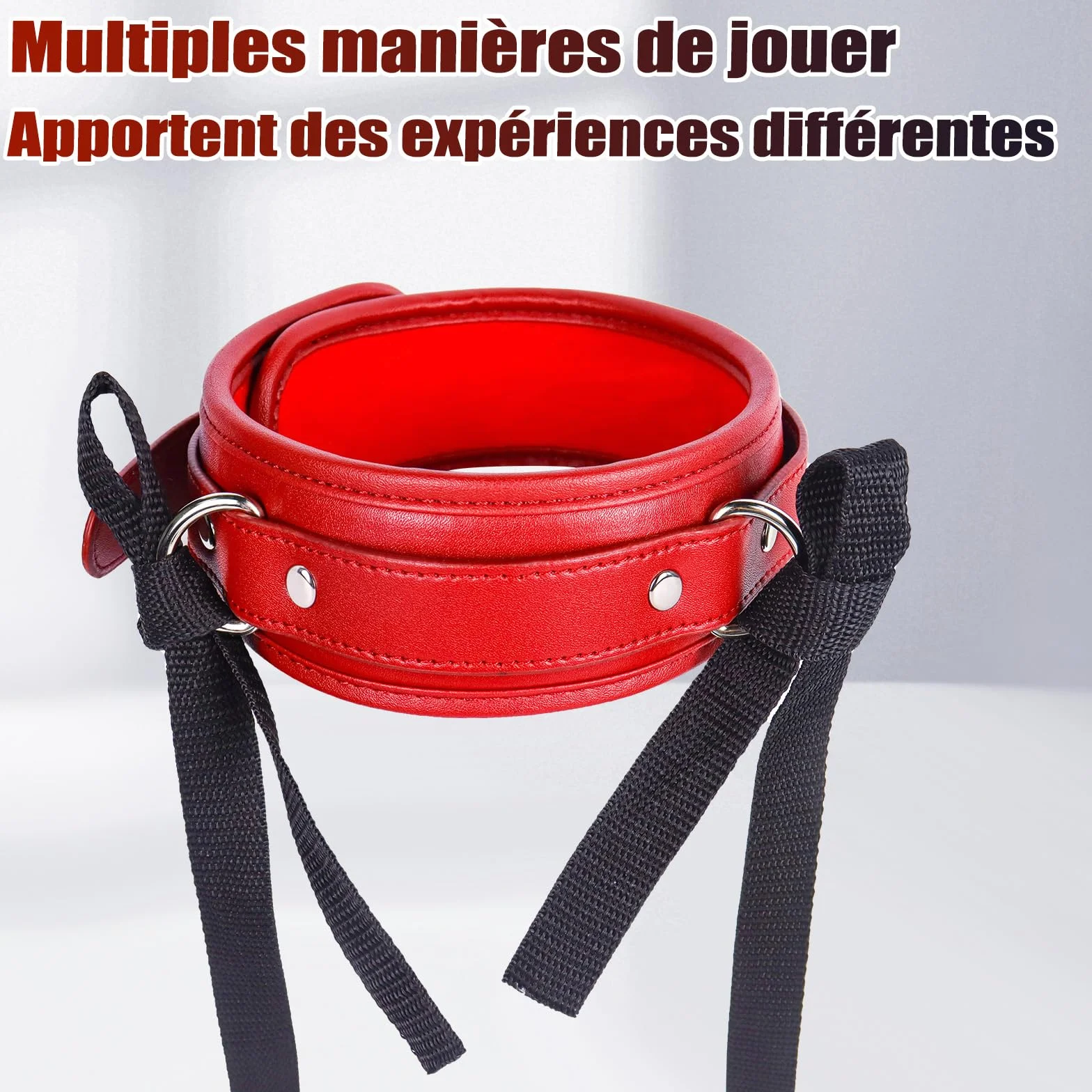 BDSM Bondage Kit Sexytoysys Coppia con Gancio Anale e Collare Giochi Erotici per Donna Uomo