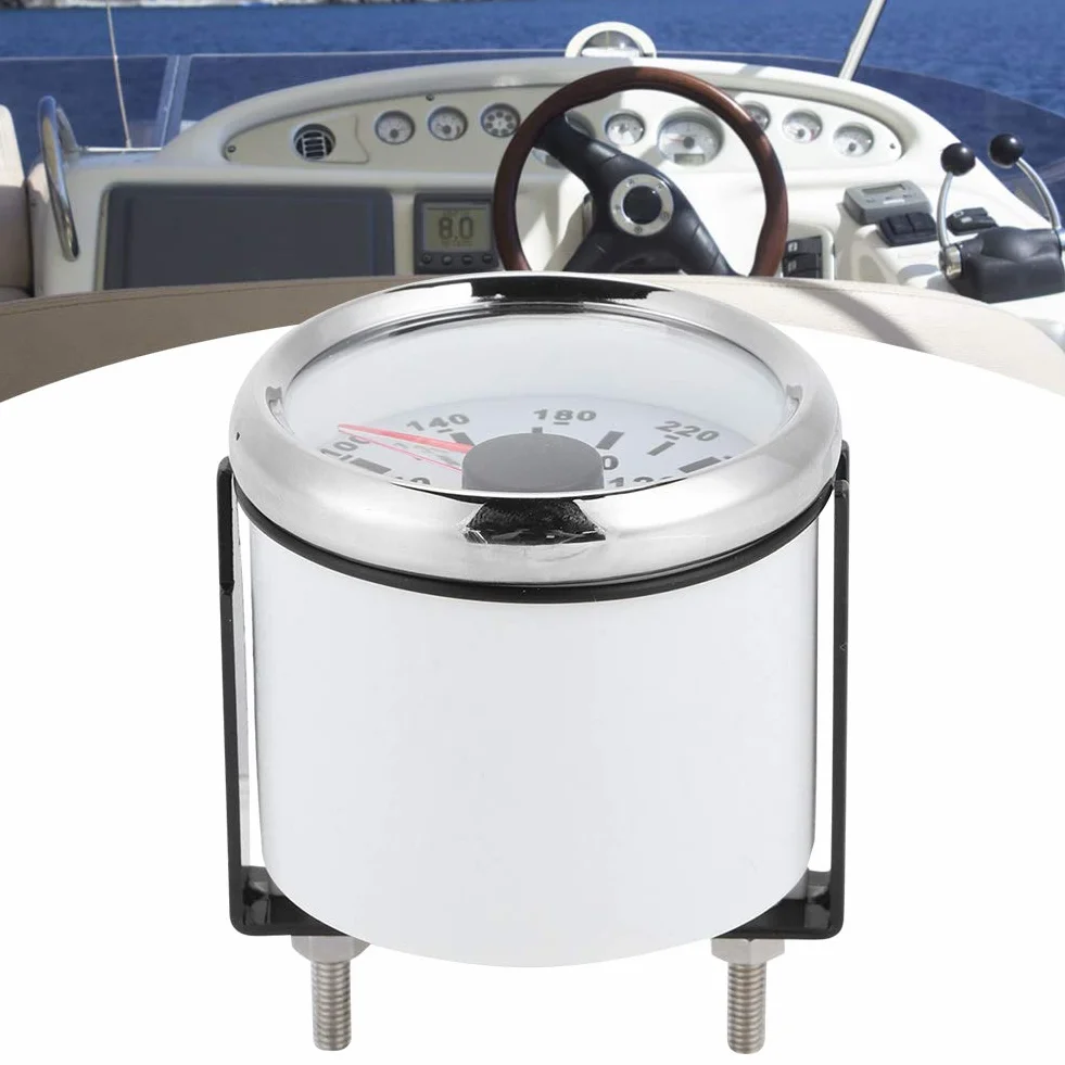 Aramox Indicatore Temperatura Acqua Marina 52mm 40 120°C IP67 Impermeabile Acciaio Inossidabile 316L 12V 24V per Motori Barche