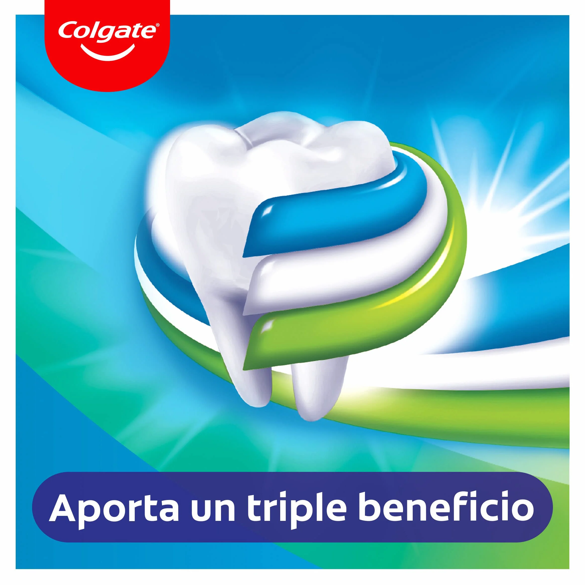 Colgate Triple Action Dentifricio Original Mint 2 x 75 ml