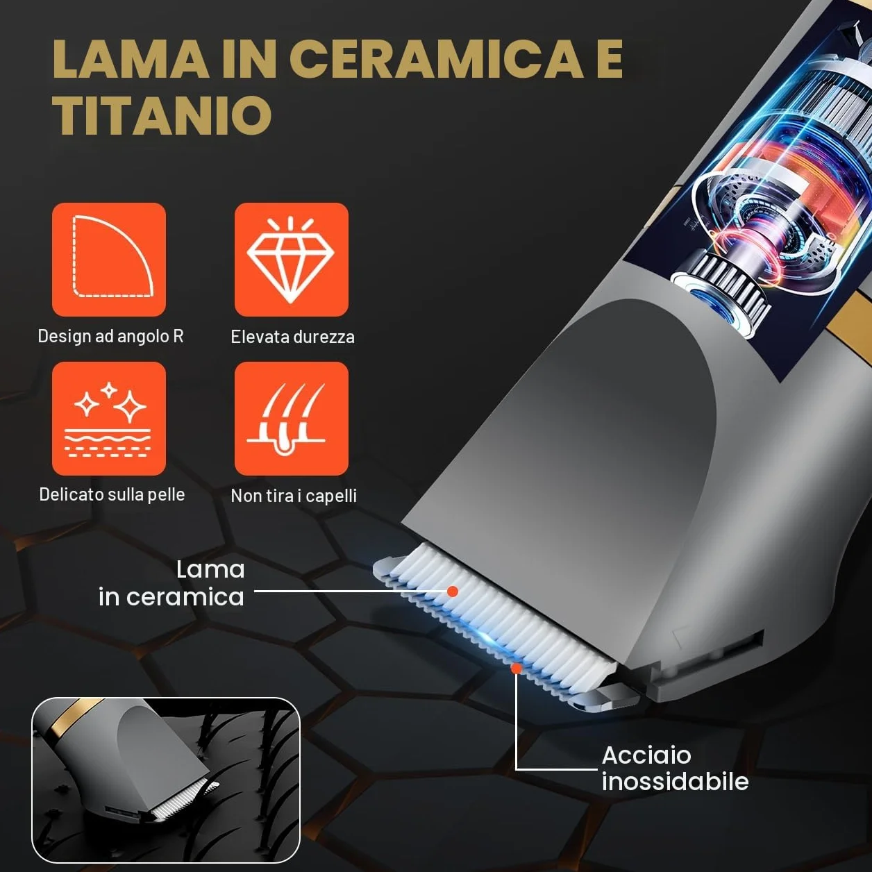 Scttomon Body Trimmer per Uomini, Ball Pubic Hair Trimmer, Rasoio Impermeabile Wet/Dry con Display LED