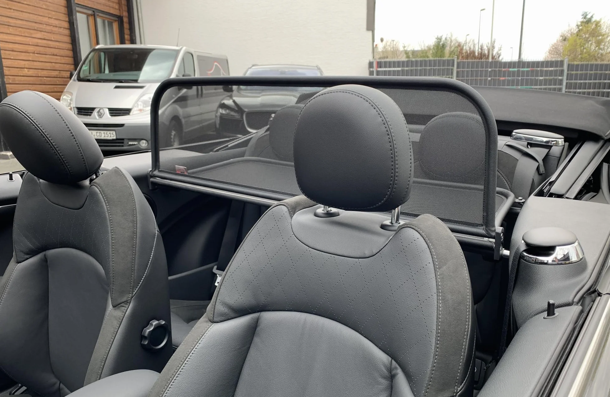 Deflettore antivento per BMW Mini One Cooper F67 Mk IV Cabrio z etui