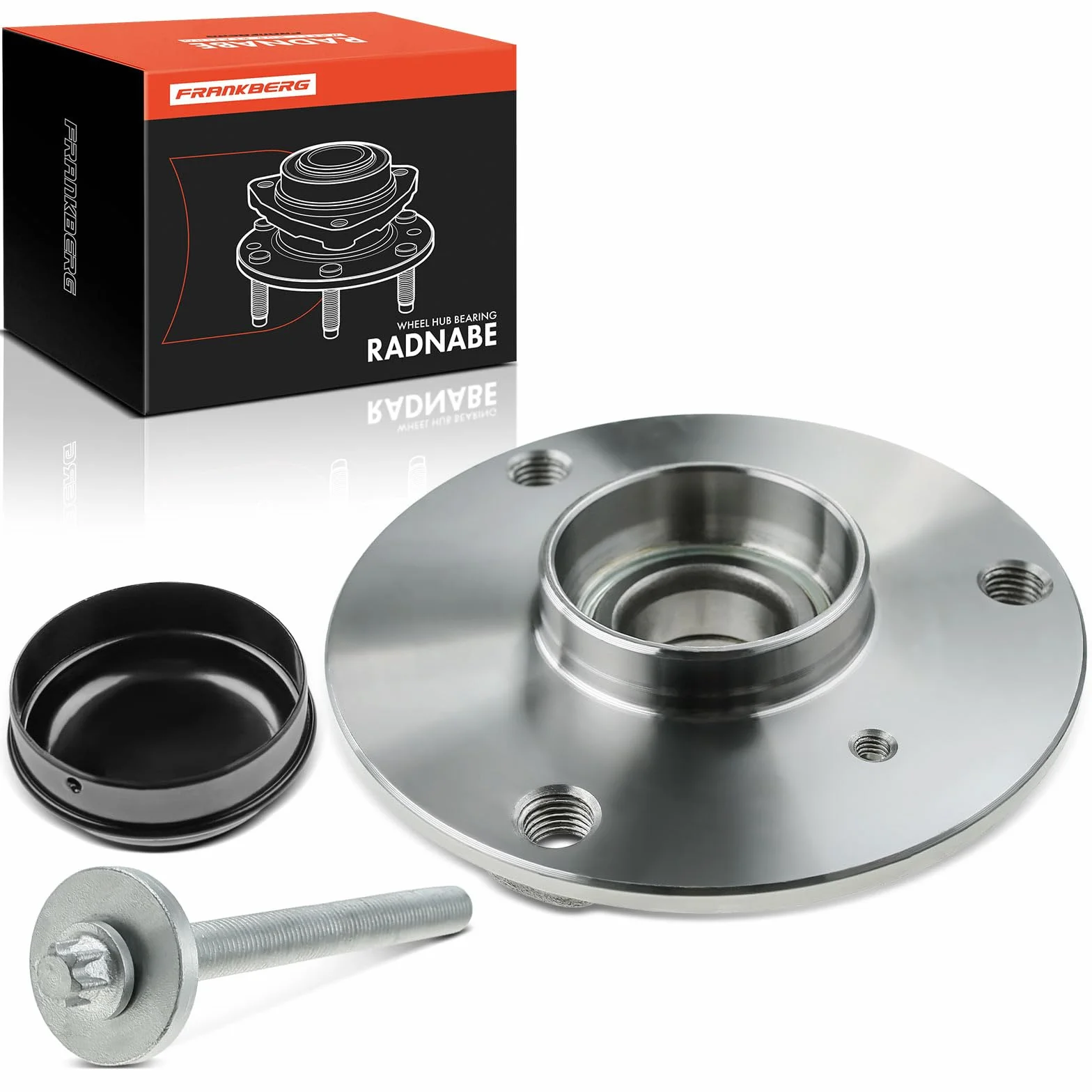 Frankberg Cuscinetto ruota Anteriore Ruota flangiata diametro 133,7 Con Sensore Velocità Ruota in ABS Compatibile con Cabrio City-Coupé Fortwo R.o.a.d.s.t.e.r 0001870V023000000, 1870V023000000