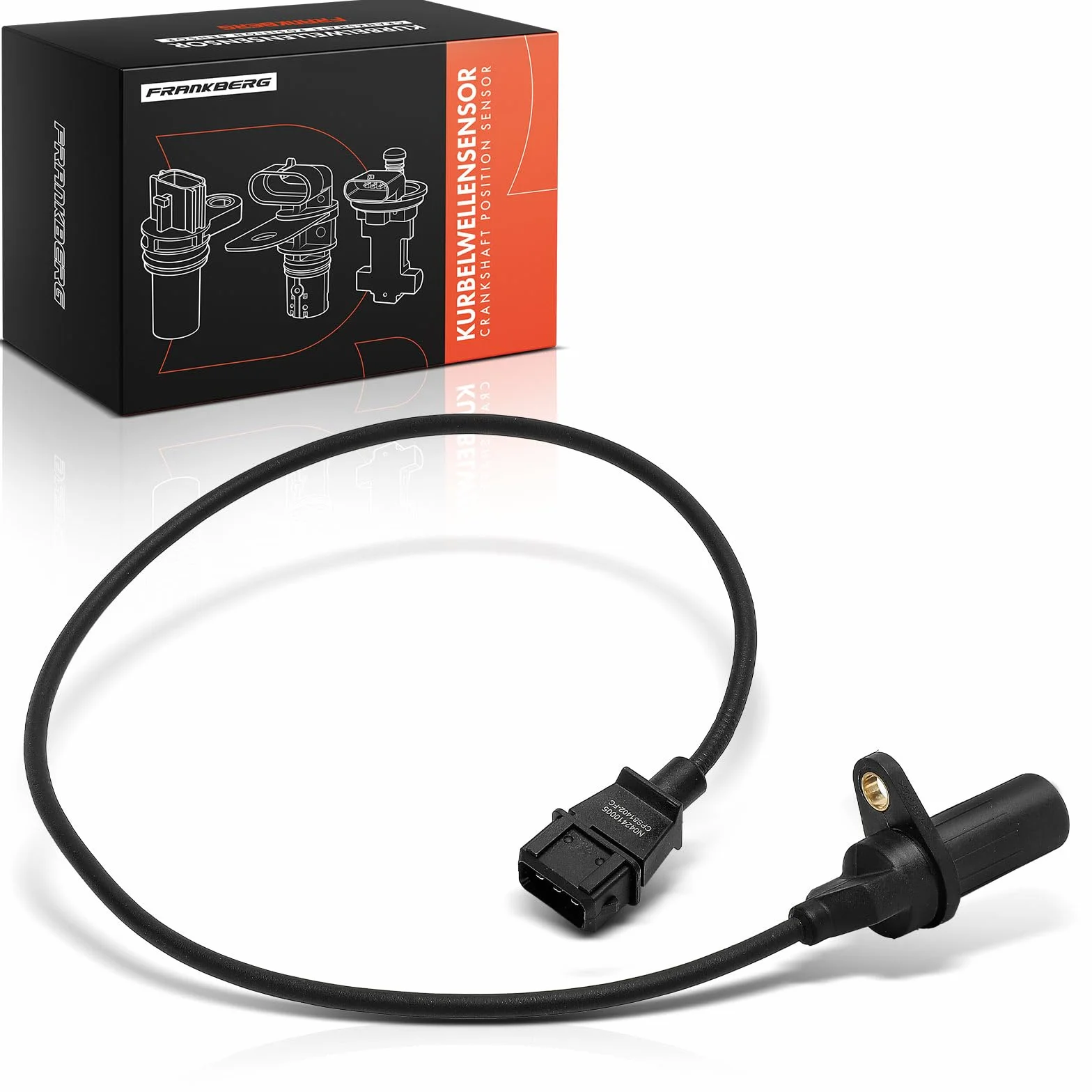 Frankberg Sensore dell'albero Motore 3-Poli Compatibile con Punto Furgone/Compatto 188 Strada Pick-up 178 278 Grande Punto 199 Doblo MPV 119 223 Palio Weekend 171 173 178 373 374 81402