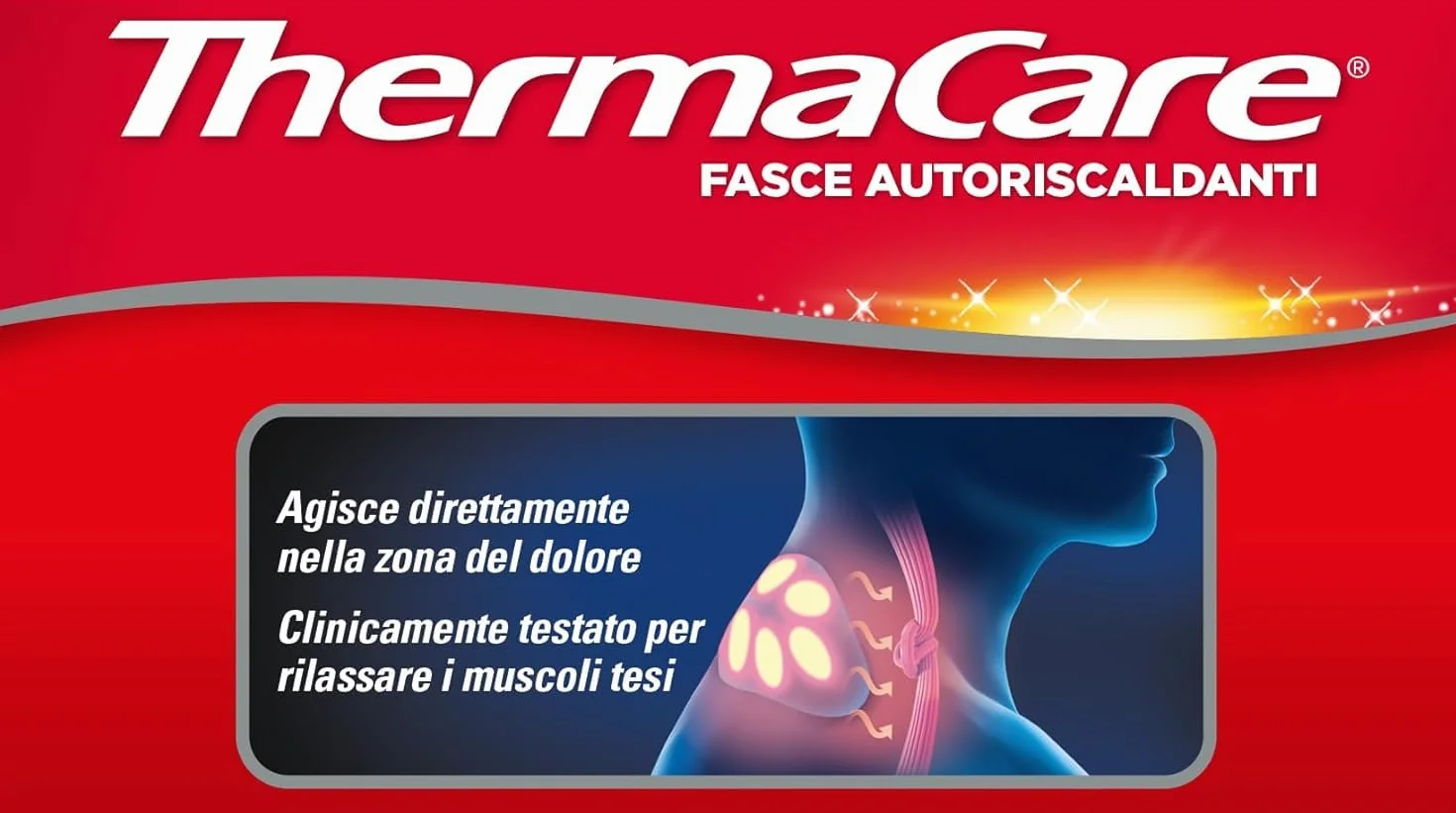 ThermaCare Fasce Autoriscaldanti a Calore Terapeutico 8 Ore, 6 Pezzi per Dolori di Collo Spalla Polso