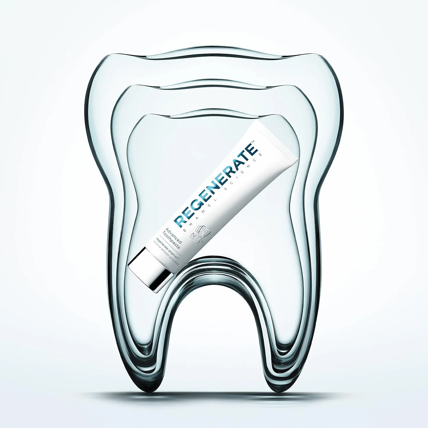 Regenerate Dentifricio Avanzato 75 ml, Rigenerazione Smalto Dentale, Antierosione, Protezione Denti, NR-5, Gusto Menta