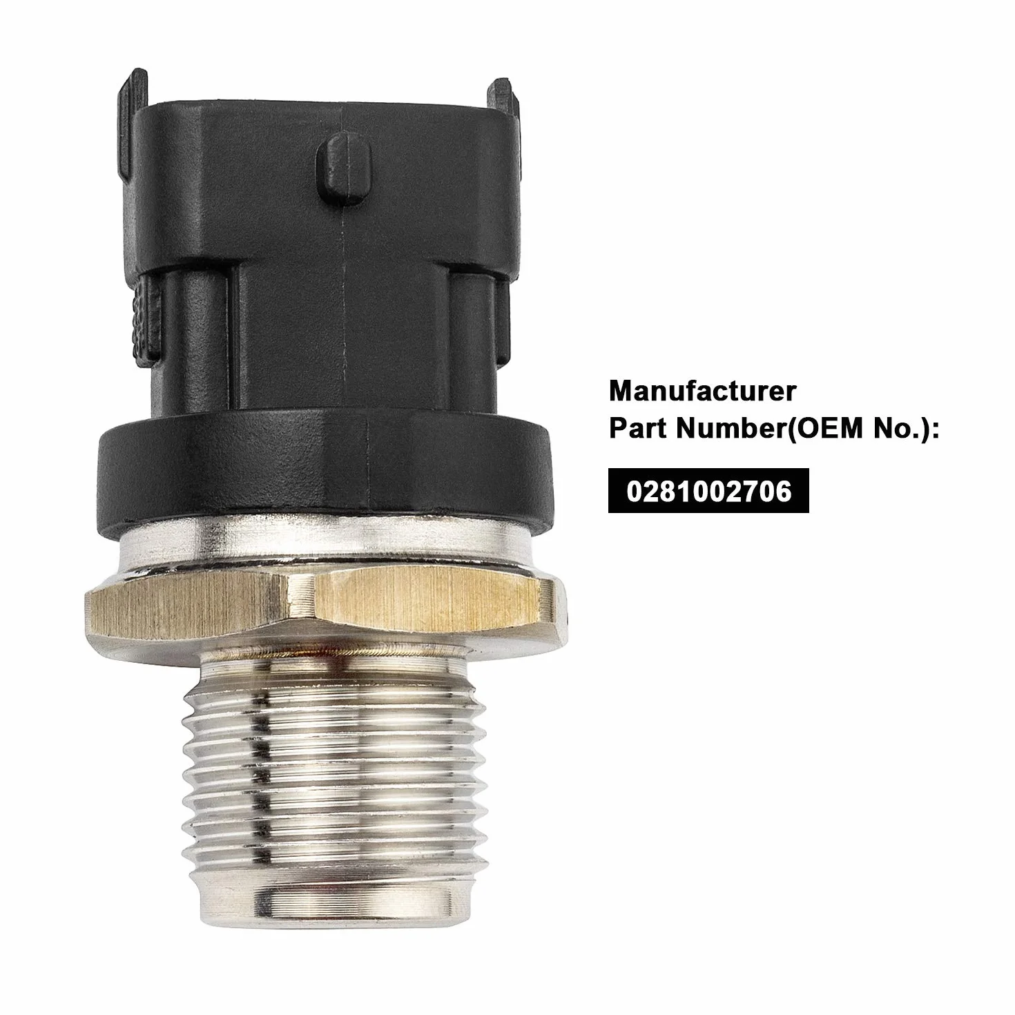 YAOPEI Sensore di Pressione per Auto 0281002706