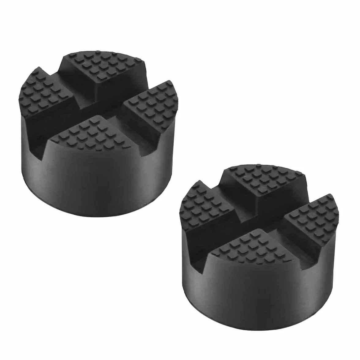DEDC Jack Pad Adattatore Universale per Martinetto da Pavimento Gomma Nero (2)