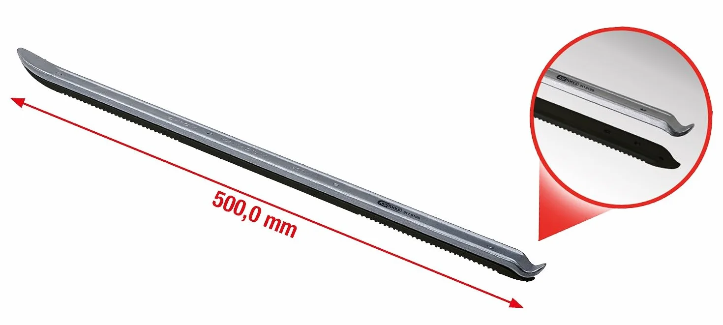 KS Tools Leva pneumatici e di montaggio 500mm con rivestimento in plastica