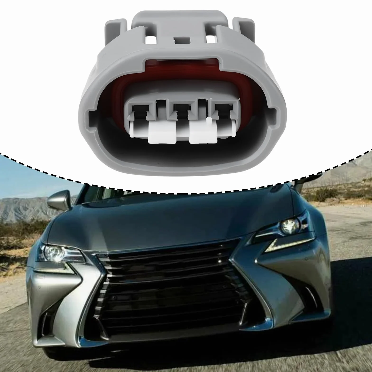 2 adattatori alternatori a 3 pin 16678-65830 90980-11349 compatibile con Denso
