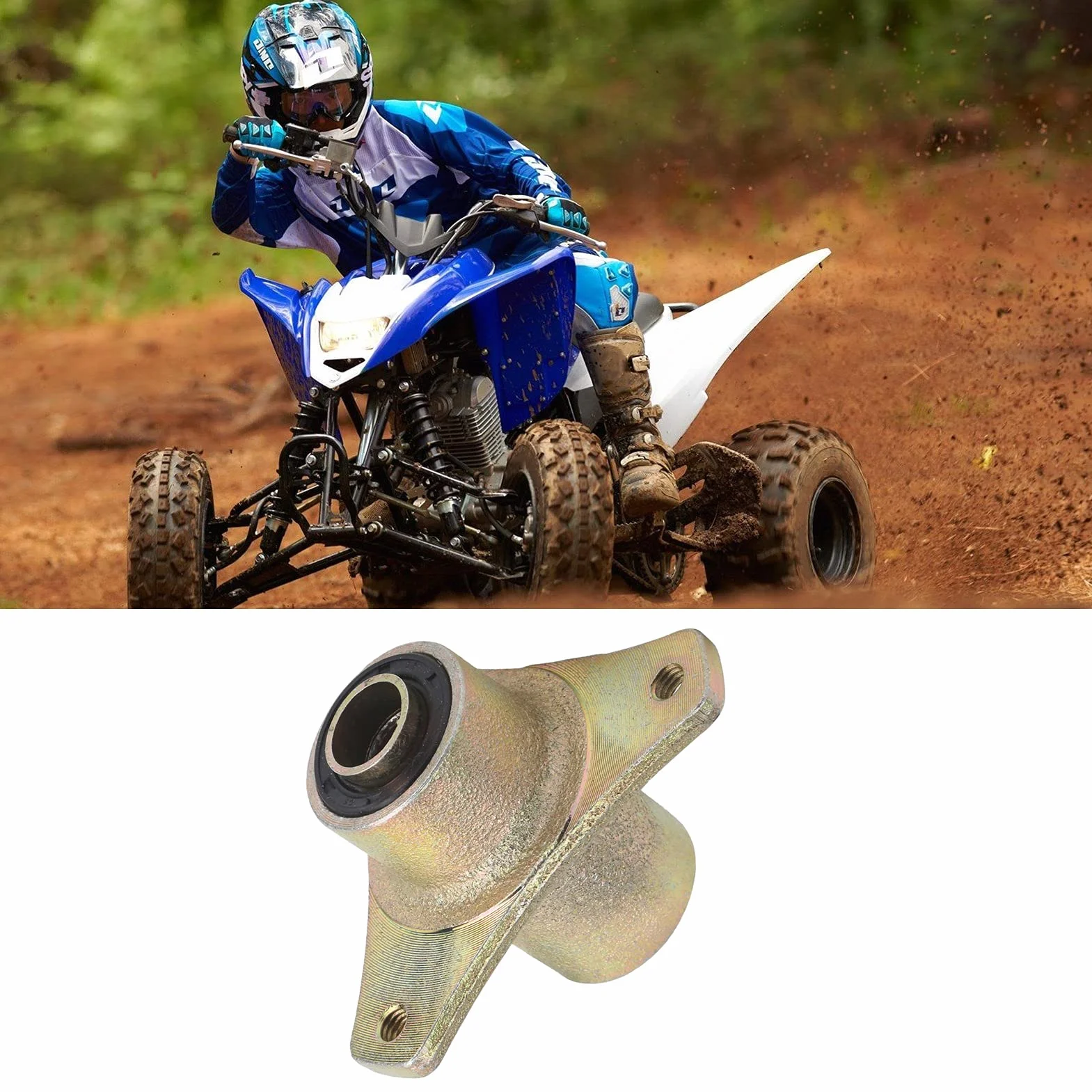 Mozzo del cuscinetto del cerchione della ruota anteriore Sostituzione del mozzo del cuscinetto del cerchione della ruota anteriore per 110CC 125CC Quad Dirt Bike ATV Go Kart