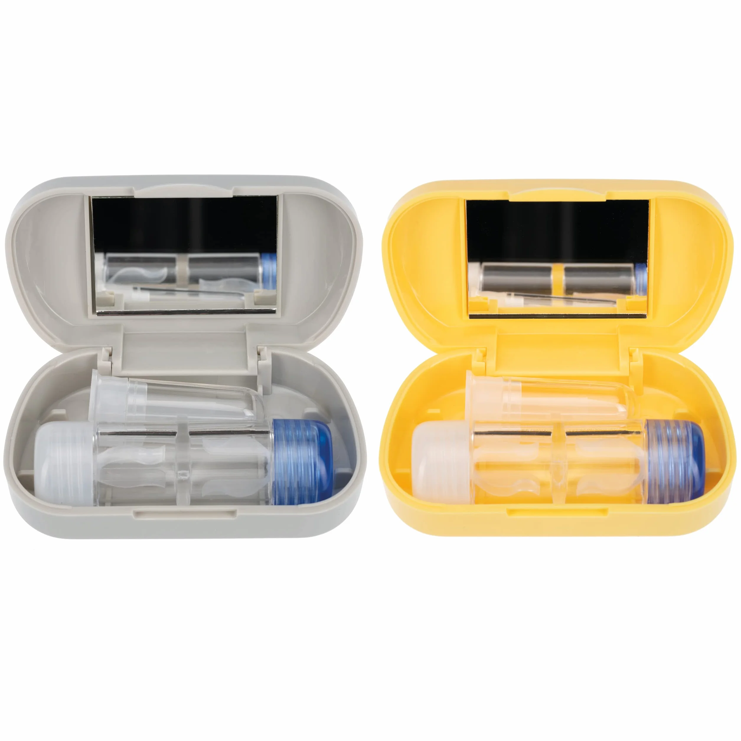 Kit da viaggio per lenti a contatto rigide RGP con custodia, specchio e dispositivo di rimozione