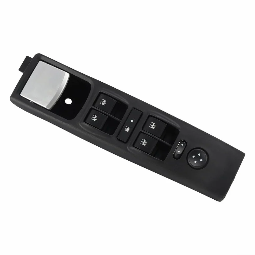 Interruttore finestrino, per Fiat Idea 350 2004-2012, interruttore sollevatore vetro ricambio OE 735441902/735156600, materiale ABS colore nero facile da installare