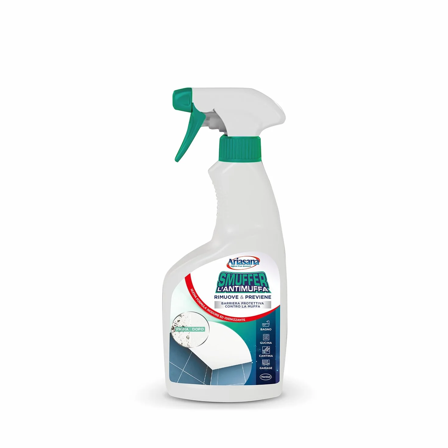 Ariasana Smuffer L'Antimuffa Spray antimuffa inodore igienizzante 500ml