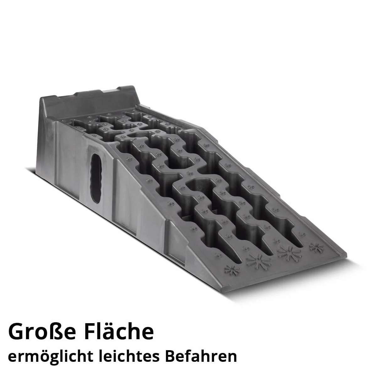 STAHLWERK Set di 2 cunei per gradini GT-15 ST con portata di 6 t, 905 x 330 x 215 mm, cuneo di carico | Rampa di carico | cuneo di bilanciamento per camper, caravan, roulotte o rimorchi