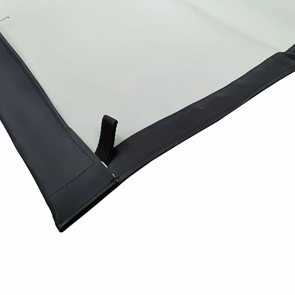 FAMAC Capote per Tetto in Tela Rigida 500 F/L/R D'Epoca Nero Beige-Panna Made in Italy