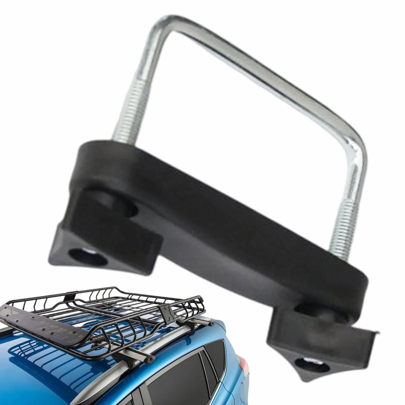 Barre portapacchi da tetto, portabagagli per SUV, portatutto per auto, morsetti robusti per montaggio auto per il trasporto di materiali da costruzione, veicolo, camper